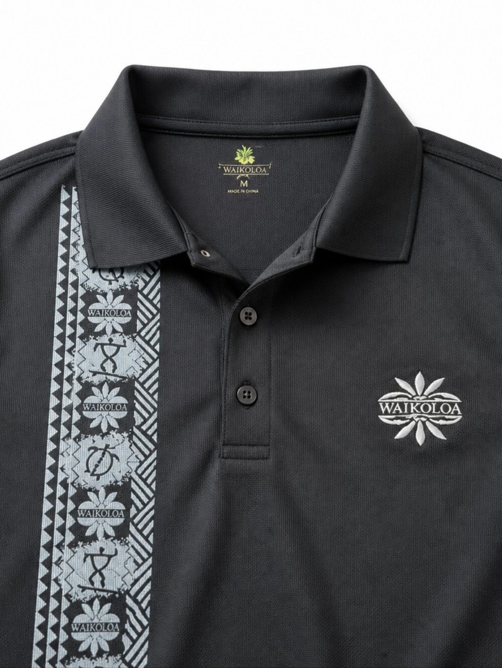 Diamond Head Waikoloa Black Polo Shirt  XL